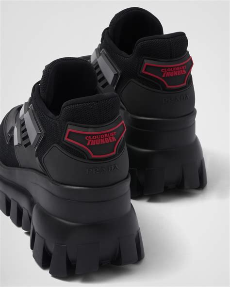 prada cloudbust high top|Prada thunder shoes.